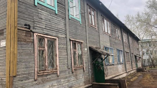 Аварийный дом на ул. Мира 1 «а» в Братске может вот-вот рухнуть